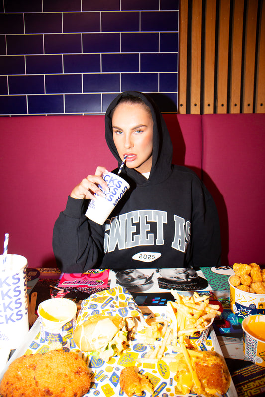 COLLEGE HOODIE BLACK