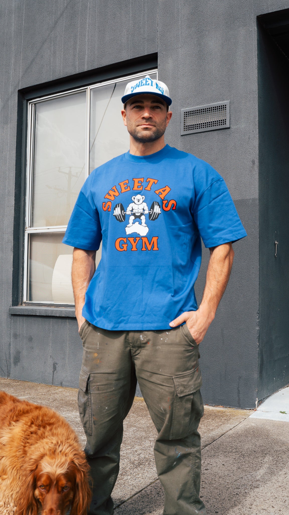 GYM TSHIRT ROYAL BLUE