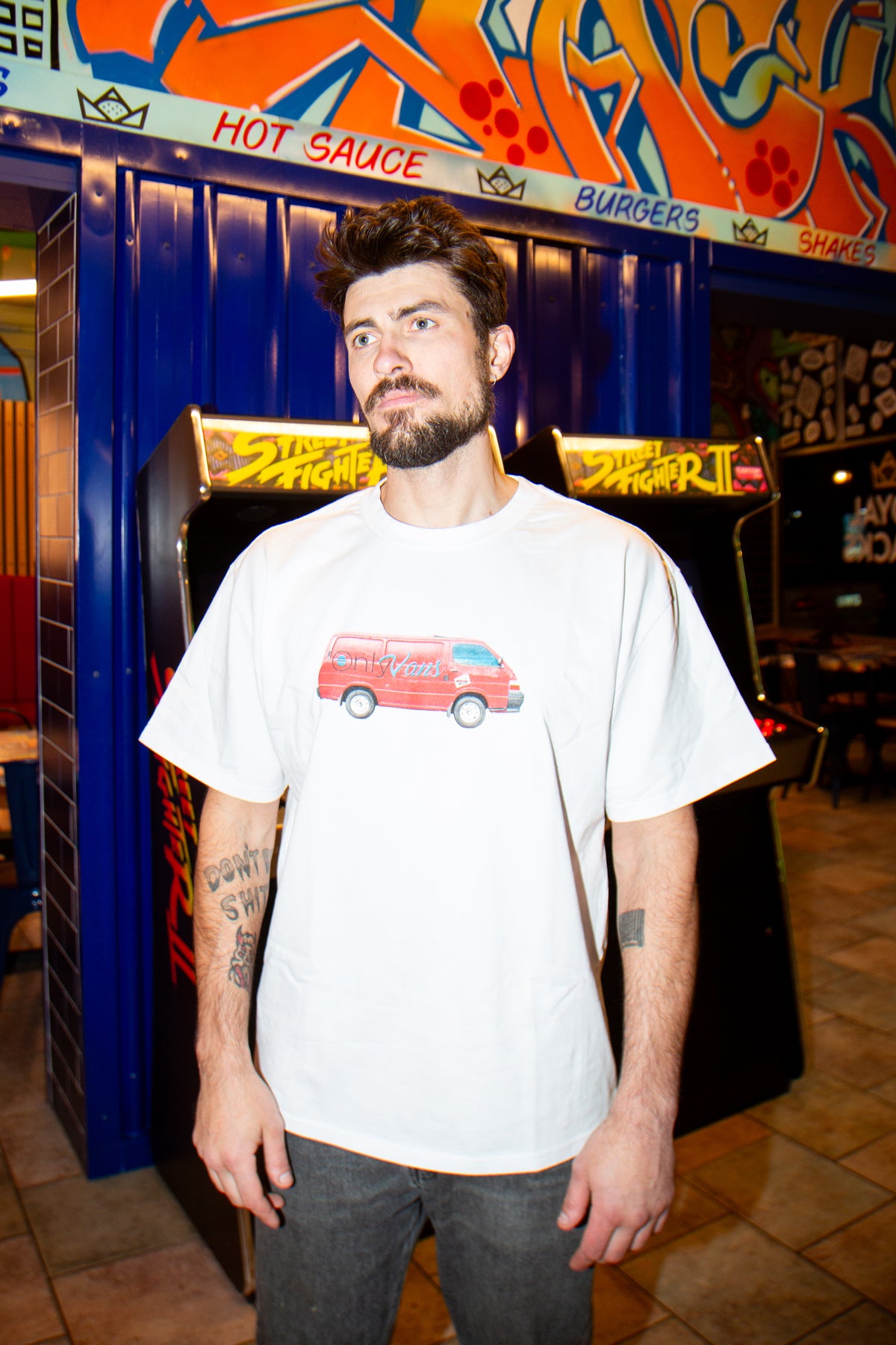 ONLY VANS TSHIRT WHITE
