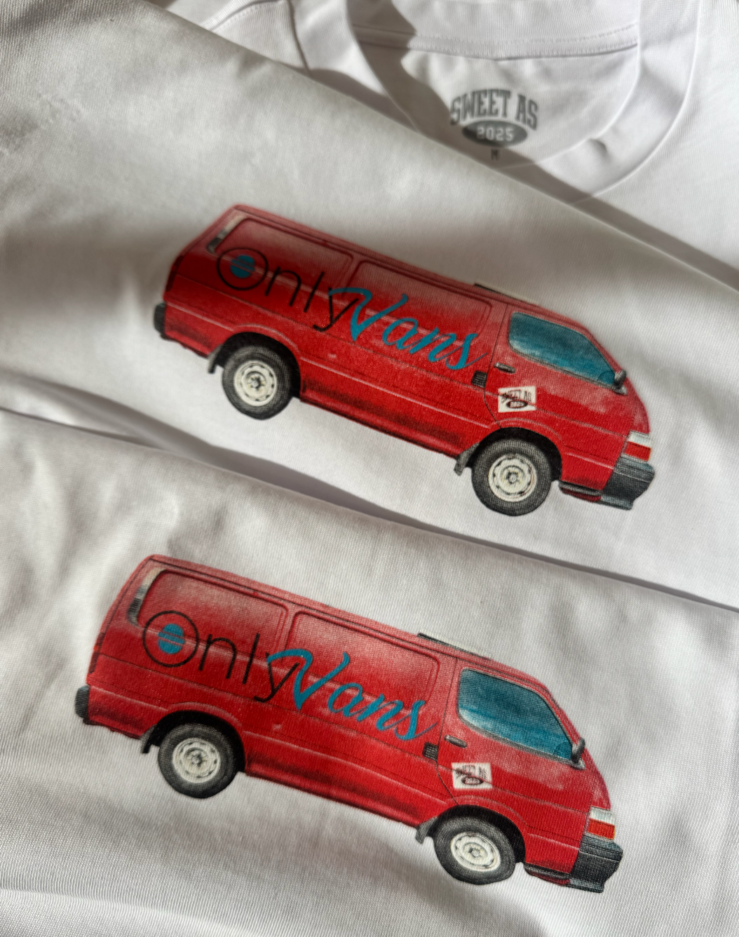 ONLY VANS TSHIRT WHITE